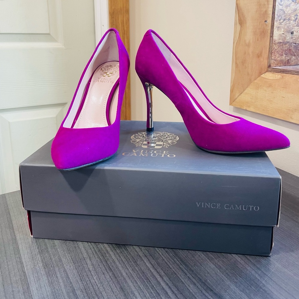 Vince Camuto Cynthea Fuschia Pumps Size 7.5